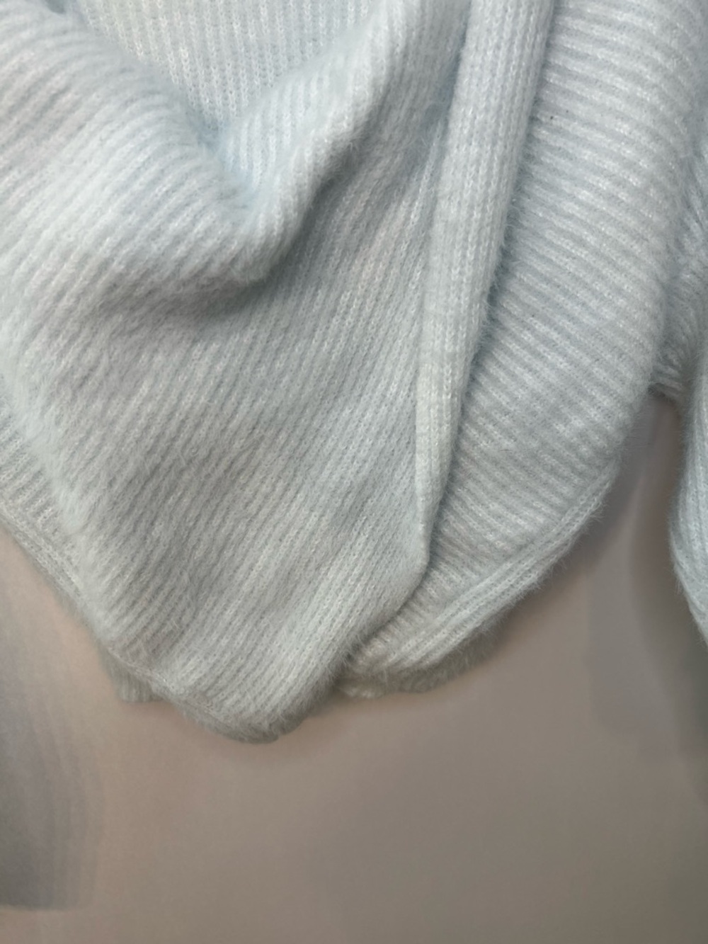 Altar'd State Women’s Icy Blue Amiah Twist Back Sweater, Size Small - Picture 10 of 13
